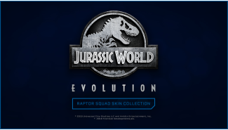 Jurassic World Evolution: Raptorenrudel-Skinsammlung